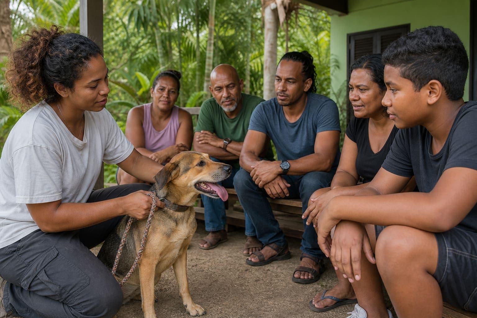 Sensibilisation animalière A.F.A. à La Réunion
